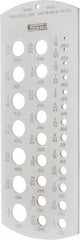 SPI - Drill Gages Minimum Hole Size (Inch): 1/16 Maximum Hole Size (Inch): 1/2 - Eagle Tool & Supply