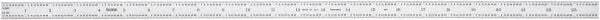 SPI - 24" Long, 1/100, 1/64, 1/50, 1/32" Graduation, Flexible Steel Rule - 16R Graduation Style, Satin Chrome Finish - Eagle Tool & Supply