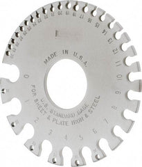 SPI - Wire & Sheet Metal Gages For Use With: Sheet & Plate Iron & Steel Minimum Size (Wire): #36 - Eagle Tool & Supply
