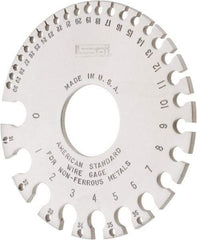 SPI - Wire & Sheet Metal Gages For Use With: Non-Ferrous Metals Minimum Size (Wire): #36 - Eagle Tool & Supply