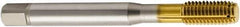 Seco - M24x3.00 Metric 6HX H6 Thread Limit Modified Bottoming Thread Forming Tap - Vanadium High Speed Steel, TiN Finish, 160mm OAL, 38mm Thread Length, Right Hand Thread - Eagle Tool & Supply