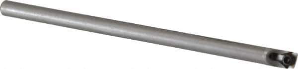 Hertel - 0.275" Min Bore Diam, 3-1/2" OAL, 3/16" Shank Diam, HBBF Indexable Boring Bar - 3/4" Max Bore Depth, TD.. Insert, Screw Holding Method - Eagle Tool & Supply