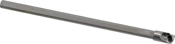 Hertel - 0.26" Min Bore Diam, 4" OAL, 3/16" Shank Diam, HBBG Indexable Boring Bar - 0.748" Max Bore Depth, WPGT Insert, Screw Holding Method - Eagle Tool & Supply