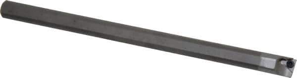 Hertel - 0.563" Min Bore Diam, 8" OAL, 1/2" Shank Diam, HBBQ Indexable Boring Bar - 5" Max Bore Depth, TPC.. Insert, Screw Holding Method - Eagle Tool & Supply