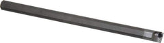 Hertel - 0.563" Min Bore Diam, 8" OAL, 1/2" Shank Diam, HBBQ Indexable Boring Bar - 5" Max Bore Depth, TPC.. Insert, Screw Holding Method - Eagle Tool & Supply