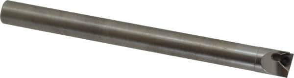 Hertel - 0.563" Min Bore Diam, 6" OAL, 1/2" Shank Diam, HBBQ Indexable Boring Bar - 2" Max Bore Depth, TPC.. Insert, Screw Holding Method - Eagle Tool & Supply