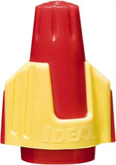 Ideal - 2, 18 to 4, 10 AWG, 600 Volt, Flame Retardant, Wing Twist on Wire Connector - Red & Yellow, 221°F - Eagle Tool & Supply