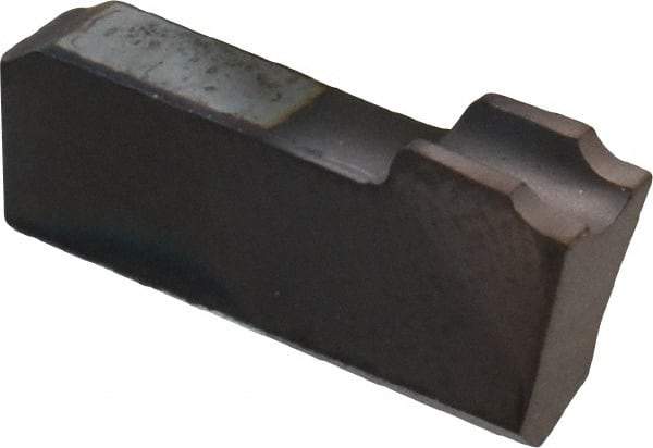 Hertel - 1/8 HA220CO Grade, 0.125" Cutting Width, Carbide Cutoff Insert - 4° Right Hand Lead Angle, AlTiN Coated - Eagle Tool & Supply