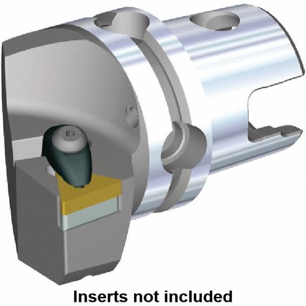 Kennametal - Left Hand Cut, Size KM40, TN.. Insert Compatiblity, Modular Turning & Profiling Cutting Unit Head - 27mm Ctr to Cutting Edge, 45mm Head Length, Through Coolant, Series Kenclamp - Eagle Tool & Supply