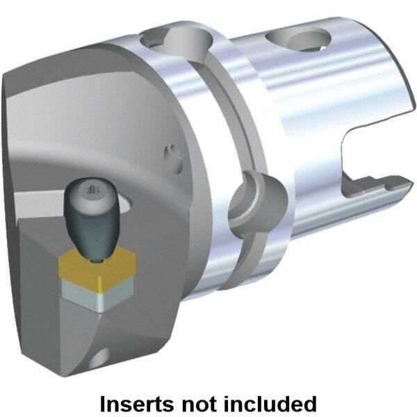 Kennametal - Left Hand Cut, Size KM50, SN.. Insert Compatiblity, Internal or External Modular Turning & Profiling Cutting Unit Head - 35mm Ctr to Cutting Edge, 50mm Head Length, Through Coolant, Series Kenclamp - Eagle Tool & Supply