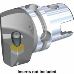 Kennametal - Left Hand Cut, Size KM50, SN.. Insert Compatiblity, Internal or External Modular Turning & Profiling Cutting Unit Head - 35mm Ctr to Cutting Edge, 50mm Head Length, Through Coolant, Series Kenclamp - Eagle Tool & Supply