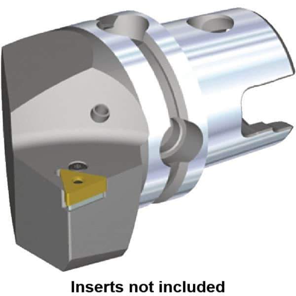 Kennametal - Left Hand Cut, Size KM40, TN.. Insert Compatiblity, Modular Turning & Profiling Cutting Unit Head - 27mm Ctr to Cutting Edge, 40mm Head Length, Through Coolant, Series Kenlever - Eagle Tool & Supply