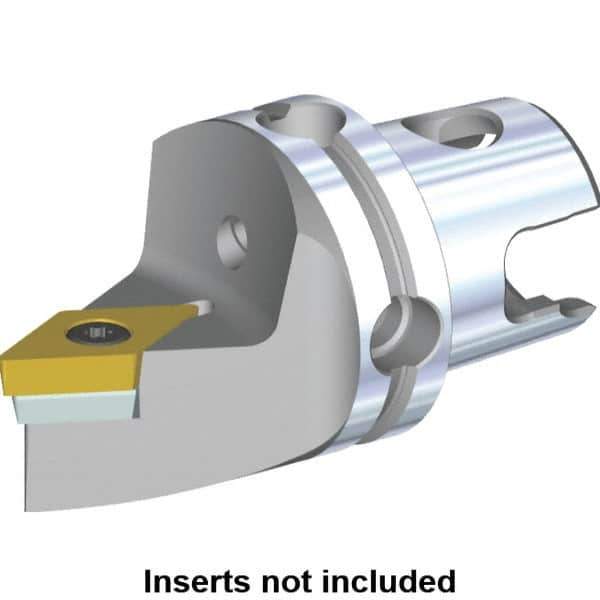 Kennametal - Neutral Cut, Size KM40, DC.. Insert Compatiblity, Modular Turning & Profiling Cutting Unit Head - 45mm Head Length, Through Coolant, Series S-Clamping - Eagle Tool & Supply