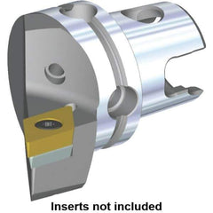 Kennametal - Left Hand Cut, Size KM40, DC.. Insert Compatiblity, Modular Turning & Profiling Cutting Unit Head - 27mm Ctr to Cutting Edge, 40mm Head Length, Through Coolant, Series S-Clamping - Eagle Tool & Supply