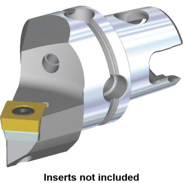 Kennametal - Left Hand Cut, Size KM40, SC.. Insert Compatiblity, Internal or External Modular Turning & Profiling Cutting Unit Head - 27mm Ctr to Cutting Edge, 48.3mm Head Length, Through Coolant, Series S-Clamping - Eagle Tool & Supply