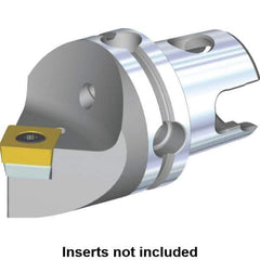 Kennametal - Neutral Cut, Size KM40, SC.. Insert Compatiblity, Modular Turning & Profiling Cutting Unit Head - 40mm Head Length, Through Coolant, Series S-Clamping - Eagle Tool & Supply