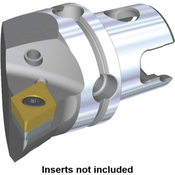 Kennametal - Left Hand Cut, Size KM40, DC.. Insert Compatiblity, Internal or External Modular Turning & Profiling Cutting Unit Head - 27mm Ctr to Cutting Edge, 40mm Head Length, Through Coolant, Series S-Clamping - Eagle Tool & Supply