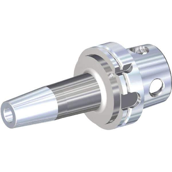 Kennametal - 18mm Hole Diam, KM4X100 Modular Connection Shrink Fit Tool Holder & Adapter - 160mm Projection, 33mm Nose Diam, 39mm Clamping Depth, 15,000 RPM, Through Coolant - Exact Industrial Supply