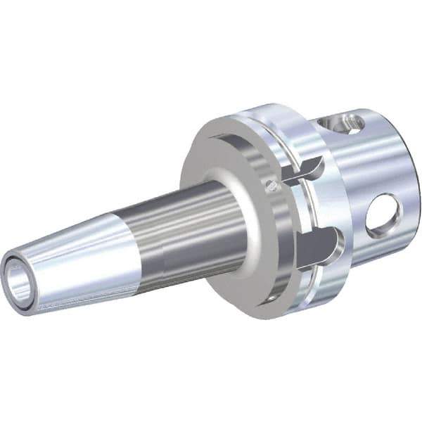Kennametal - 8mm Shank Diam, 8mm Hole Diam, KM4X63 Taper Shank Shrink Fit Tool Holder & Adapter - 160mm Projection, 21mm Nose Diam, 26mm Clamping Depth, Through Coolant - Exact Industrial Supply