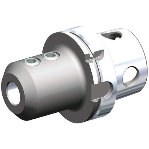 Kennametal - KM4X100 Modular Connection 25mm Hole End Mill Holder/Adapter - 64.5mm Nose Diam, 100mm Projection, Through-Spindle Coolant - Exact Industrial Supply