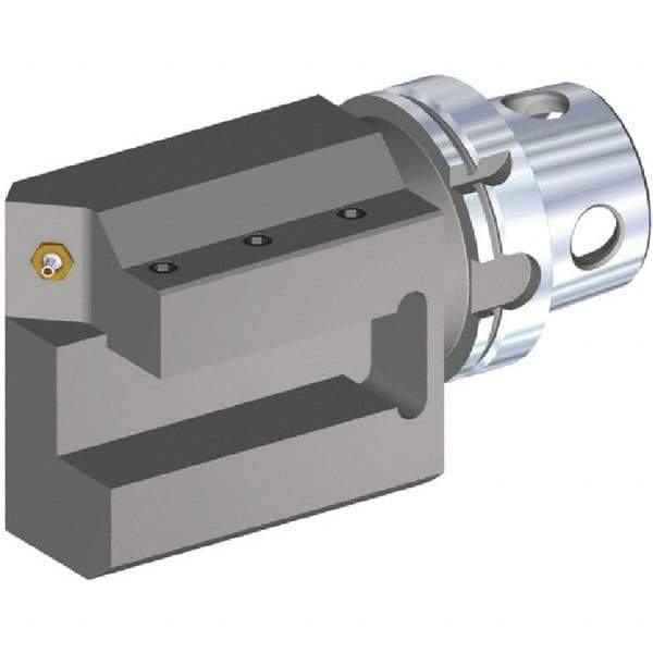 Kennametal - Left Hand Cut, Size KM4X100, Modular Turning & Profiling Cutting Unit Head - 180mm Head Length, Through Coolant - Eagle Tool & Supply
