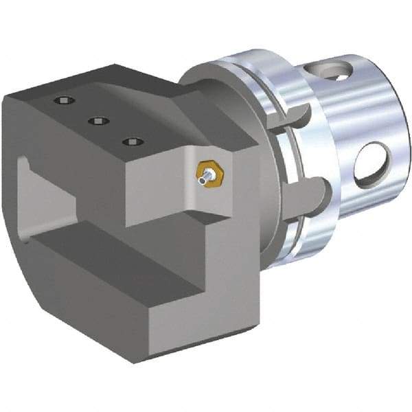 Kennametal - Left Hand Cut, Size KM4X100, Modular Turning & Profiling Cutting Unit Head - 108mm Head Length, Through Coolant - Eagle Tool & Supply
