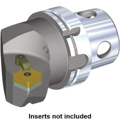 Kennametal - Right Hand Cut, Size KM4X100, SN.. Insert Compatiblity, Internal or External Modular Turning & Profiling Cutting Unit Head - 63mm Ctr to Cutting Edge, 100mm Head Length, Through Coolant - Eagle Tool & Supply
