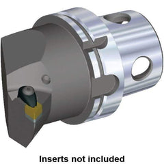 Kennametal - Right Hand Cut, Size KM4X100, DN.. Insert Compatiblity, Internal or External Modular Turning & Profiling Cutting Unit Head - 63mm Ctr to Cutting Edge, 100mm Head Length, Through Coolant - Eagle Tool & Supply