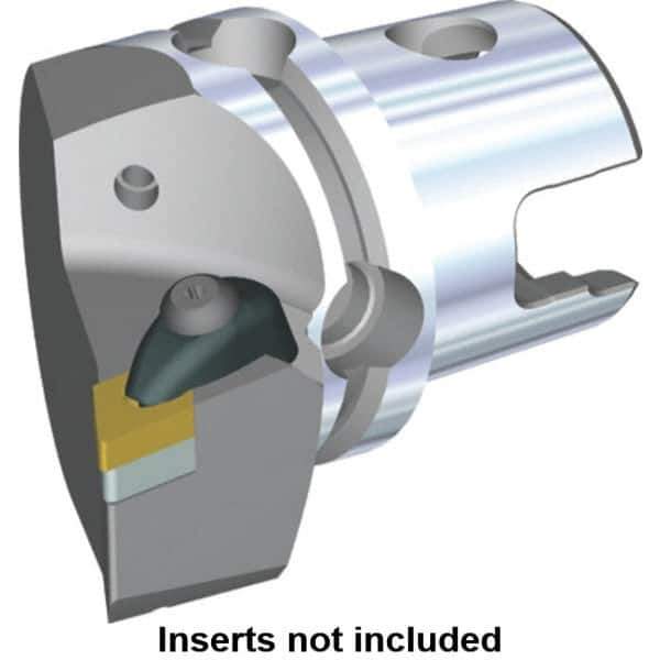 Kennametal - Right Hand Cut, Size KM40, DN.. Insert Compatiblity, Modular Turning & Profiling Cutting Unit Head - 27mm Ctr to Cutting Edge, 50mm Head Length, Through Coolant, Series Kenclamp - Eagle Tool & Supply