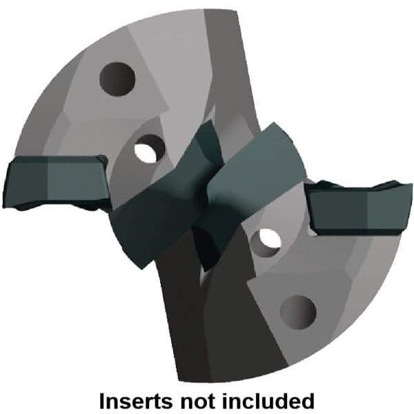 Kennametal - Series KSEM Plus, Head Connection FDS28, 30.18mm Max Diam Pilot Insert Drill Head - 17mm Pilot Drill Diam, 22mm Head Length - Eagle Tool & Supply
