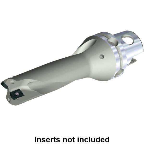 Kennametal - 66mm Max Drill Depth, 3xD, 22mm Diam, Indexable Insert Drill - KM40 Modular Connection Shank - Eagle Tool & Supply