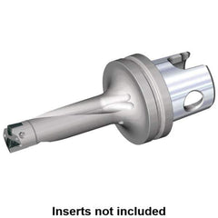 Kennametal - 1.88" Max Drill Depth, 3xD, 0.6252" Diam, Indexable Insert Drill - KM40 Modular Connection Shank - Eagle Tool & Supply