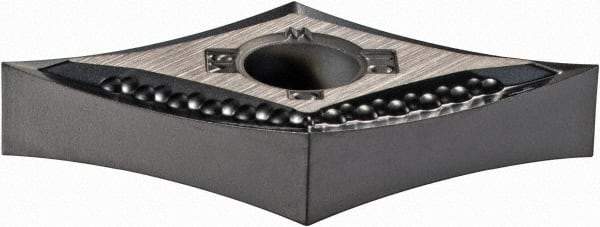 Kennametal - DNMG430 MS Grade KCU10 Carbide Turning Insert - TiAlN Finish, 55° Diamond, 1/2" Inscr Circle, 3/16" Thick, 0.004" Corner Radius - Eagle Tool & Supply