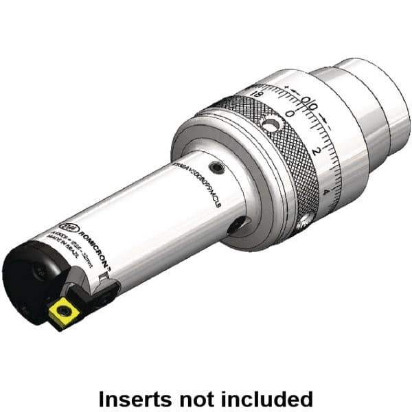 Kennametal - Neutral Hand Cut, 42mm Min Bore Diam, Size KR32 Modular Boring Cutting Unit Head - 3-15/16" Max Bore Depth, Through Coolant - Eagle Tool & Supply