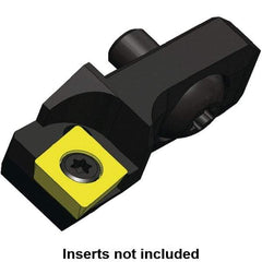 Kennametal - Series Romicron, Right Hand Cut, Boring Cartridge - 8.21mm Back of Bar to Cutting Edge, CP.. 0602.., CP.. 215.. Insert, 23.6mm OAL, 0° Lead Angle - Eagle Tool & Supply