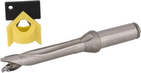 Kennametal - 13.1 to 13.49mm Diam, 5xD, 67.56mm Max Depth, 15.88mm Shank Diam, 3.41" Flute, 139.95mm OAL, Replaceable Tip Drill - P Seat Size, KTIP Toolholder, Series KenTIP - Eagle Tool & Supply