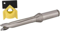 Kennametal - 13.1 to 13.49mm Diam, 5xD, 67.56mm Max Depth, 15.88mm Shank Diam, 3.41" Flute, 139.95mm OAL, Replaceable Tip Drill - P Seat Size, KTIP Toolholder, Series KenTIP - Eagle Tool & Supply