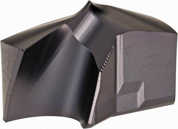 Kennametal - Series KSEM Plus, 21mm Diam Grade KCPM45 140° Replaceable Drill Tip - Carbide, TiAlN Finish, 3 Seat Size - Eagle Tool & Supply