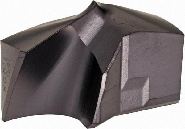 Kennametal - Series KSEM Plus, 25.6mm Diam Grade KCPM45 140° Replaceable Drill Tip - Carbide, TiAlN Finish, 5 Seat Size - Eagle Tool & Supply