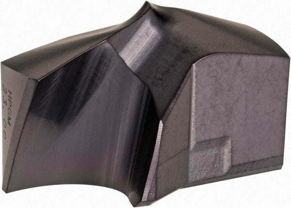 Kennametal - Series KSEM Plus, 23mm Diam Grade KCPM45 140° Replaceable Drill Tip - Carbide, TiAlN Finish, 4 Seat Size - Eagle Tool & Supply