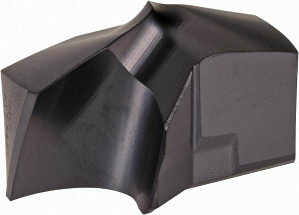 Kennametal - Series KSEM Plus, 25mm Diam Grade KCPM45 140° Replaceable Drill Tip - Carbide, TiAlN Finish, 5 Seat Size - Eagle Tool & Supply