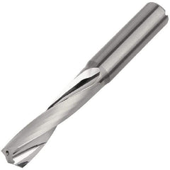 Kennametal - 4.83mm 155° Solid Carbide Jobber Drill - Bright Finish, Right Hand Cut, Spiral Flute, Straight Shank, 66mm OAL, Standard Point - Eagle Tool & Supply