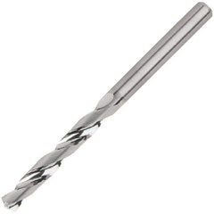 Kennametal - 5.6mm 135° Solid Carbide Jobber Drill - Bright Finish, Right Hand Cut, Spiral Flute, Straight Shank, 82mm OAL, Standard Point - Eagle Tool & Supply