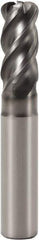 Seco - 12mm, 4 Flute, Single End, Solid Carbide, 1mm Corner Radius End Mill - 90mm OAL, 42° Helix, Right Hand Flute, 24mm LOC, Right Hand Cut, 36mm Extended Reach - Eagle Tool & Supply