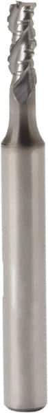Seco - 4mm Diam, 10mm LOC, 3 Flute Solid Carbide 45° Corner Chamfer Roughing End Mill - SIRON-A Finish, 55mm OAL, 6mm Shank Diam, Single End, Extended Reach, Centercutting, 38° Helix - Eagle Tool & Supply