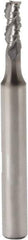 Seco - 4mm Diam, 10mm LOC, 3 Flute Solid Carbide 45° Corner Chamfer Roughing End Mill - SIRON-A Finish, 55mm OAL, 6mm Shank Diam, Single End, Extended Reach, Centercutting, 38° Helix - Eagle Tool & Supply