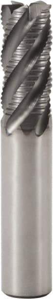 Seco - 16mm Diam, 34mm LOC, 5 Flute Solid Carbide 45° Corner Chamfer Roughing End Mill - SIRON-A Finish, 90mm OAL, 16mm Shank Diam, Single End, 38° Helix - Eagle Tool & Supply