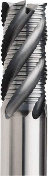 Seco - 16mm Diam, 34mm LOC, 4 Flute Solid Carbide 45° Corner Chamfer Roughing End Mill - SIRON-A Finish, 90mm OAL, 16mm Shank Diam, Single End, Centercutting, 38° Helix - Eagle Tool & Supply