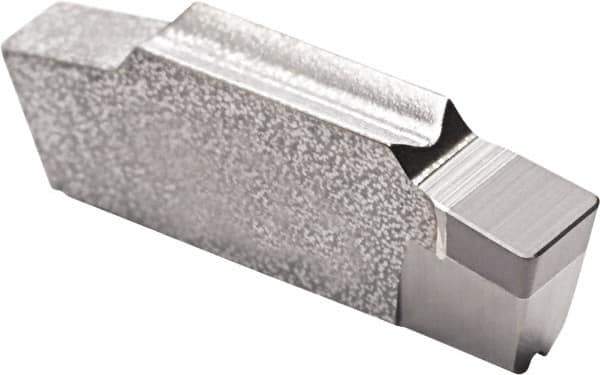 Seco - 160504LCGN LF Grade CBN010, 5mm Cutting Width PCBN Grooving Insert - 2.8mm Max Depth of Cut, Neutral, 0.4mm Corner Radius, Uncoated - Eagle Tool & Supply