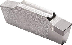 Seco - 160304LCGN LF Grade CBN010, 3mm Cutting Width PCBN Grooving Insert - 2.5mm Max Depth of Cut, Neutral, 0.4mm Corner Radius, Uncoated - Eagle Tool & Supply